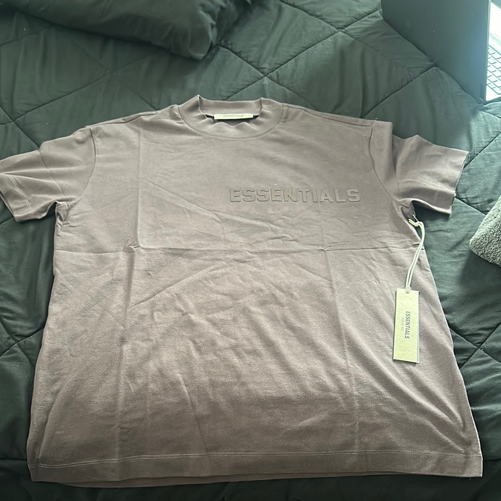 Essentials Purple Short Sleeve Tee Casual Comfort